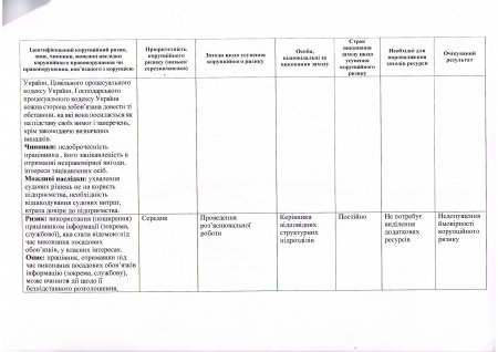 Протокол засідання Комісії з оцінки корупційних ризиків від 30.06.2017